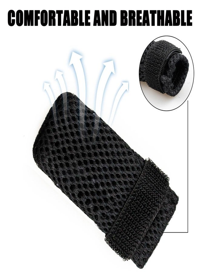 lygchii 4 PCS Cat Boots, Cat Mittens to Prevent Scratching, Breathable Mesh Cat Foot Covers, Adjustable Cat Claw Protectors or Cats When Bathing and Nail Trimming - Image 3